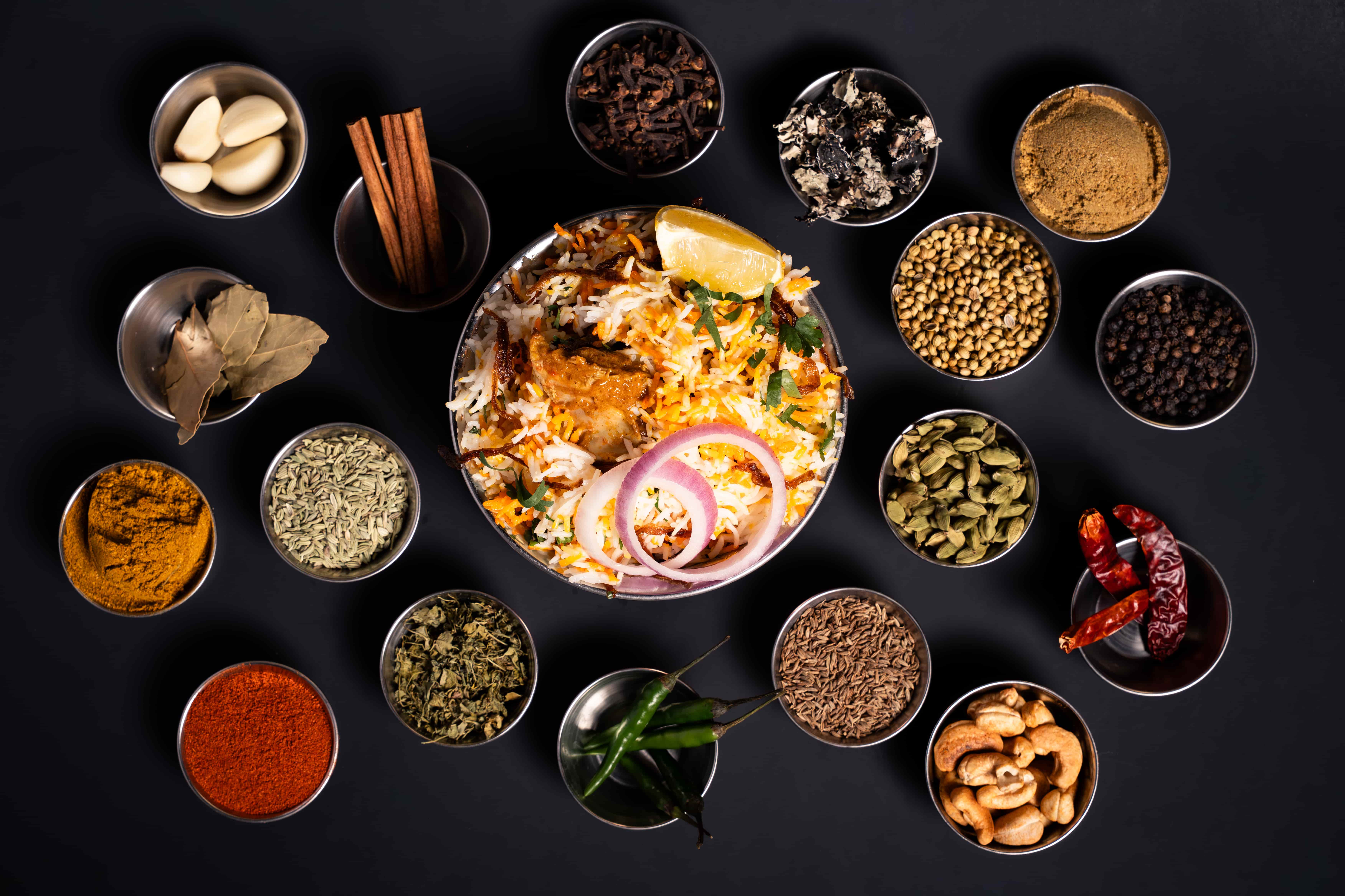 Traditional Indian food image